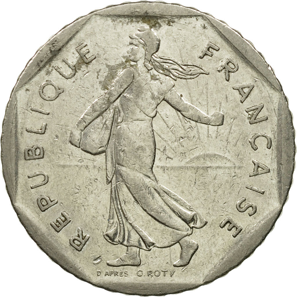 Coin, France, Semeuse, 2 Francs, 1981, Paris, EF(40-45), Nickel, KM:942.1