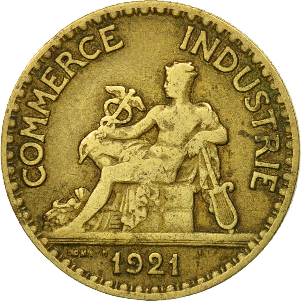 Coin, France, Chambre de commerce, 50 Centimes, 1921, Paris, VF(30-35)
