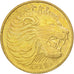 ETHIOPIA, 5 Cents, 1977, British Royal Mint, KM #44.1, MS(60-62), Brass, 20,...