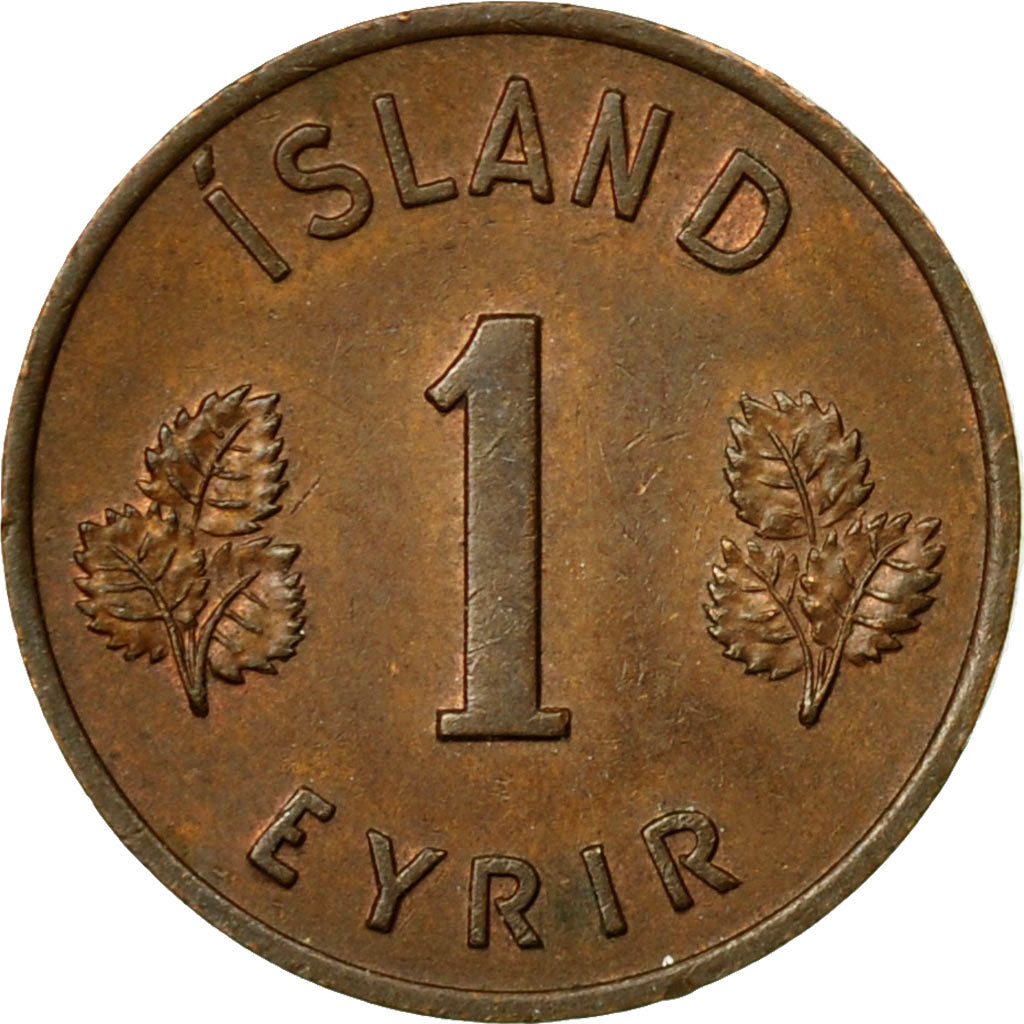 Coin, Iceland, Eyrir, 1956, EF(40-45), Bronze, KM:8