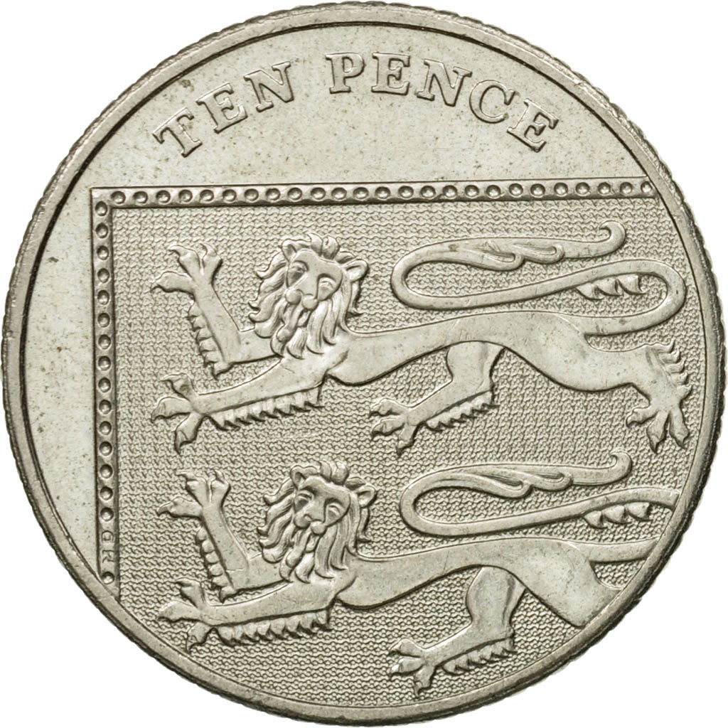 Coin, Great Britain, Elizabeth II, 10 Pence, 2009, EF(40-45), Copper-nickel