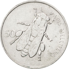 SLOVENIA, 50 Stotinov, 1992, KM #3, AU(50-53), Aluminum, 20, 0.83