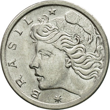 Coin, Brazil, 2 Centavos, 1975, EF(40-45), Stainless Steel, KM:586