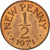 Münze, Guernsey, Elizabeth II, 1/2 New Penny, 1971, UNZ, Bronze, KM:20