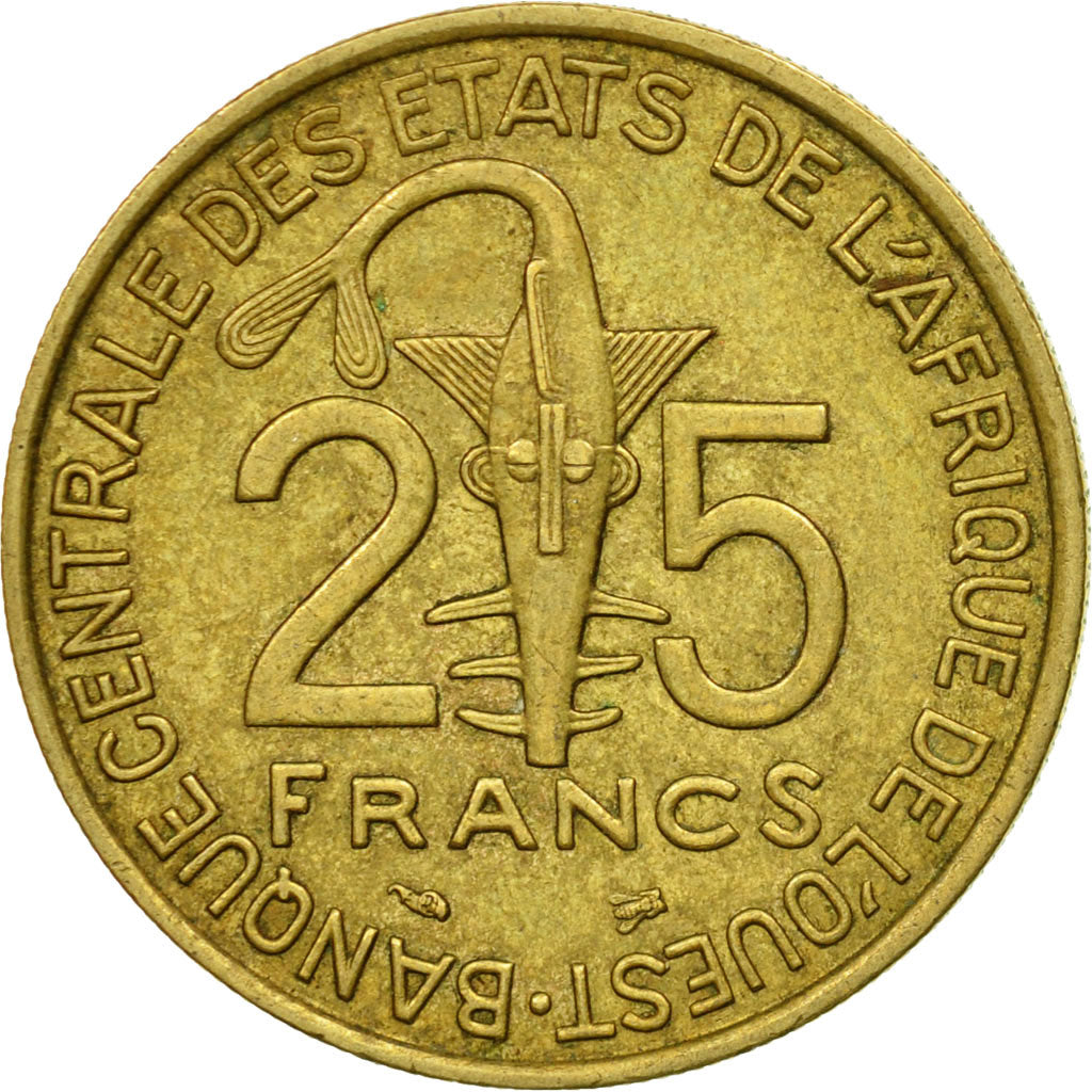 Moneta, Stati dell'Africa occidentale, 25 Francs, 1996, Paris, BB