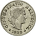 Coin, Switzerland, 5 Rappen, 1939, Bern, EF(40-45), Nickel, KM:26b