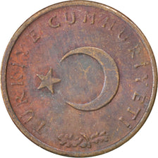 TURKEY, Kurus, 1974, KM #895a, MS(63), Bronze, 14, 0.94