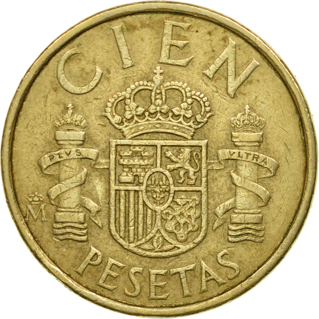 Moneta, Spagna, Juan Carlos I, 100 Pesetas, 1984, Madrid, BB, Alluminio-bronzo