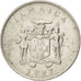 Moneta, Jamaica, Elizabeth II, 10 Cents, 1987, EF(40-45), Miedź-Nikiel, KM:47