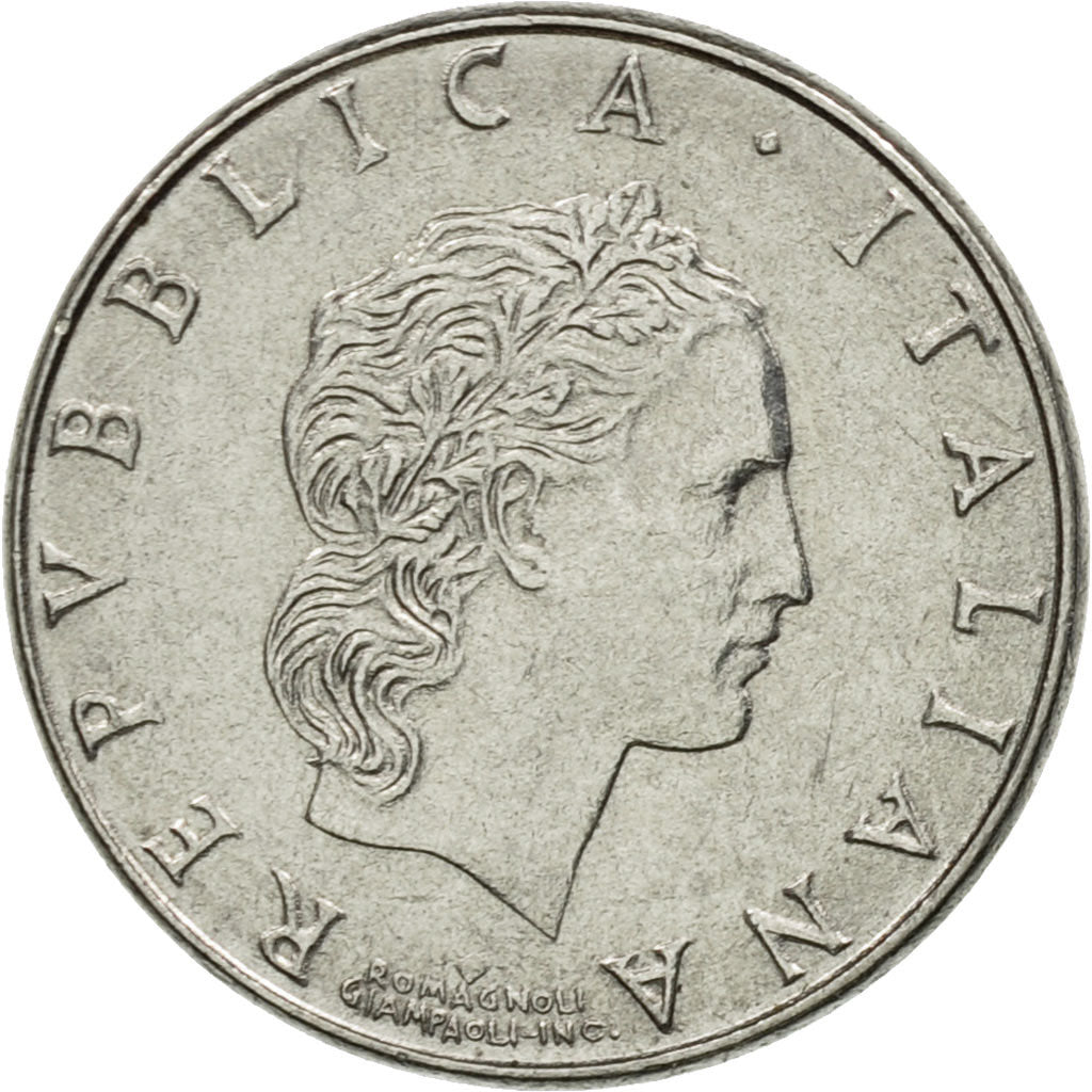Coin, Italy, 50 Lire, 1992, Rome, EF(40-45), Stainless Steel, KM:95.2