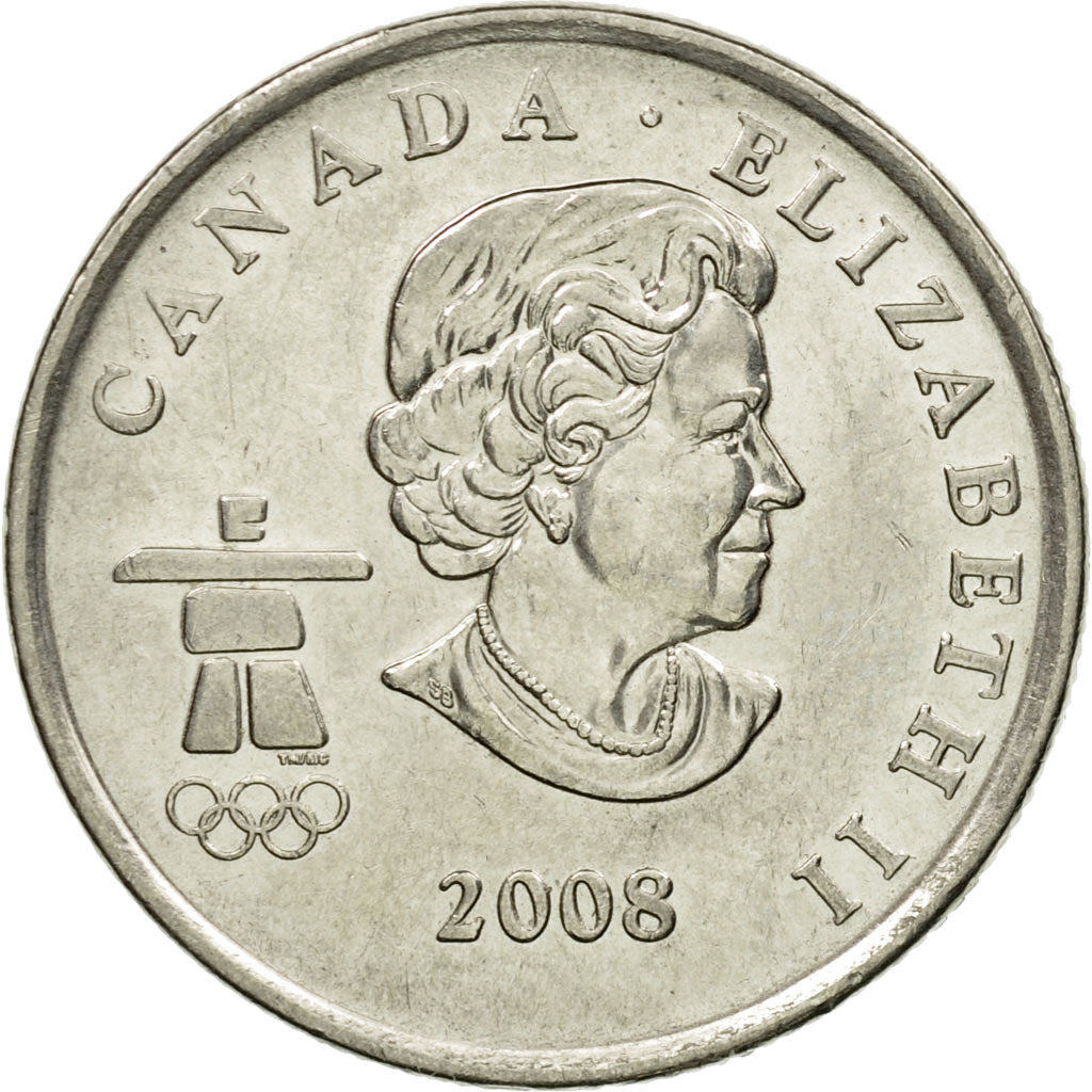 Coin, Canada, Elizabeth II, 25 Cents, 2008, Royal Canadian Mint, EF(40-45)