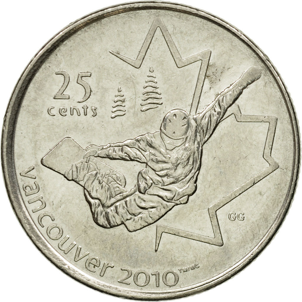 Coin, Canada, Elizabeth II, 25 Cents, 2008, Royal Canadian Mint, EF(40-45)
