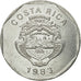 Moneda, Costa Rica, 10 Colones, 1983, MBC, Acero inoxidable, KM:215.1