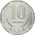 Coin, Costa Rica, 10 Colones, 1983, EF(40-45), Stainless Steel, KM:215.1