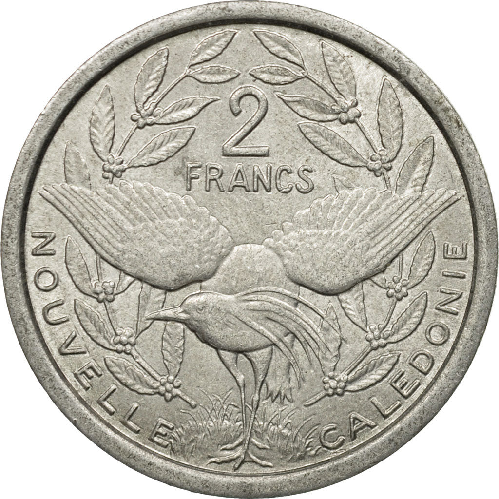Monnaie, Nouvelle-Calédonie, 2 Francs, 1971, Paris, TTB, Aluminium, KM:9