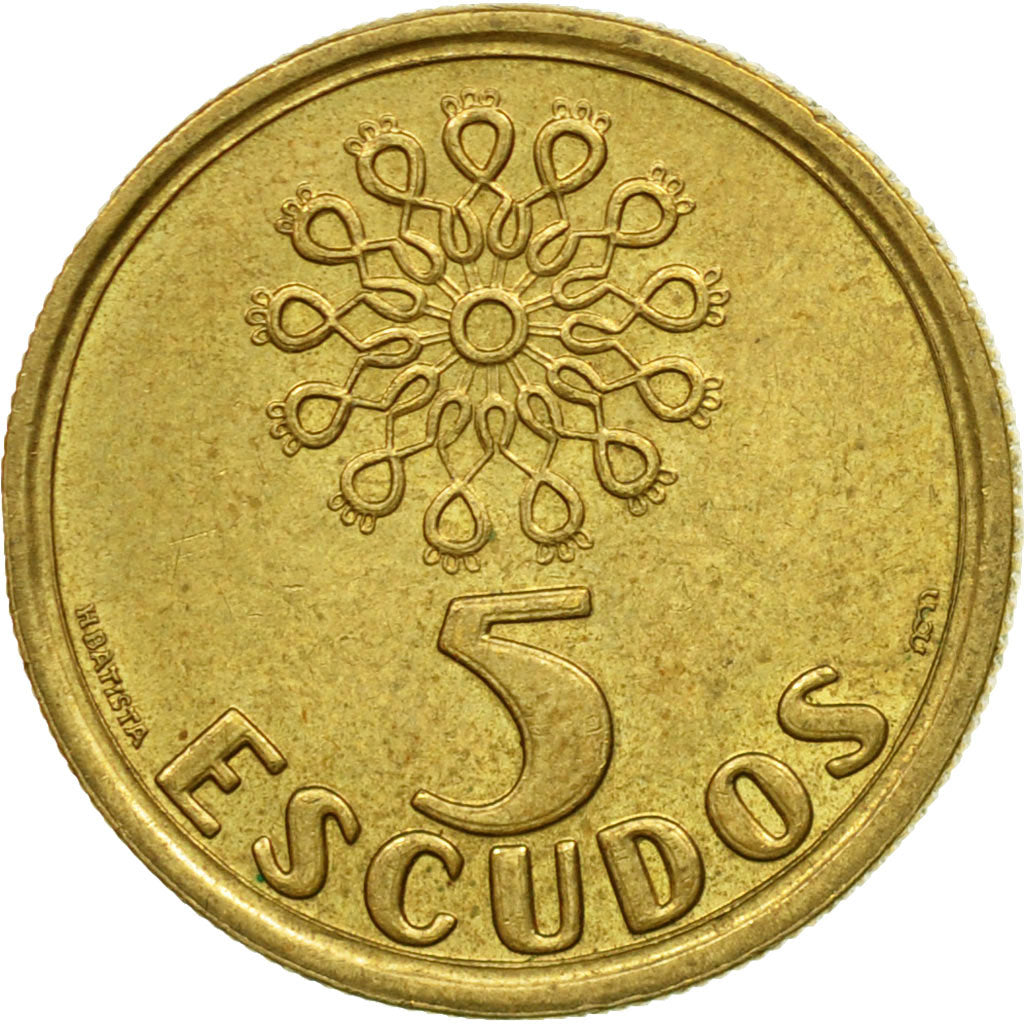 Moneta, Portogallo, 5 Escudos, 1993, BB, Nichel-ottone, KM:632