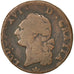 Coin, France, Louis XVI, Sol ou sou, Sol, 1791, Toulouse, VF(20-25), Copper