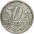 Coin, Brazil, 50 Centavos, 2009, EF(40-45), Stainless Steel, KM:651a