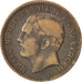 SERBIA, 10 Para, 1879, KM #8, EF(40-45), Bronze, 30, 9.69