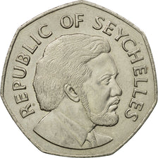 Coin, Seychelles, 5 Rupees, 1976, British Royal Mint, EF(40-45), Copper-nickel