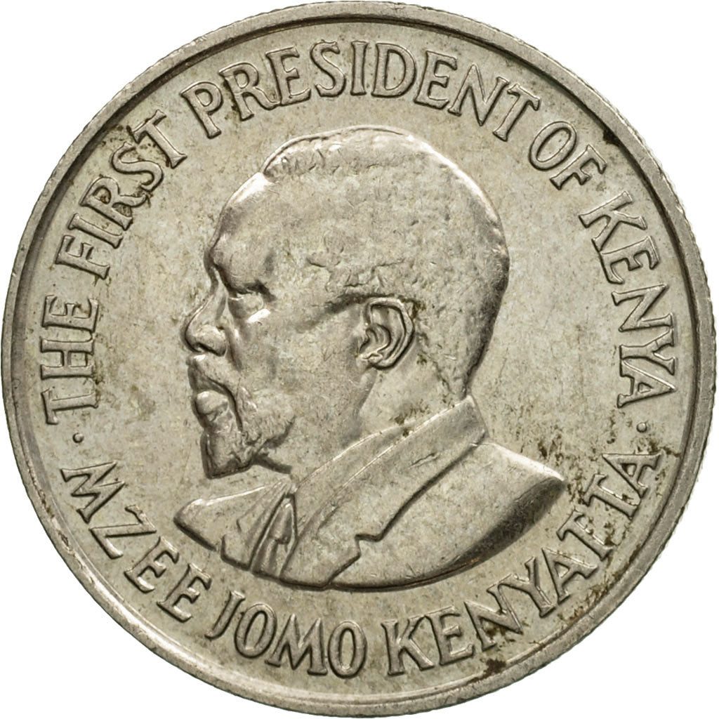 Coin, Kenya, 50 Cents, 1974, EF(40-45), Copper-nickel, KM:13