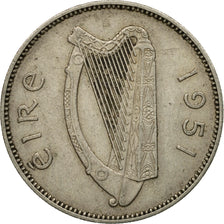 Monnaie, IRELAND REPUBLIC, Shilling, 1951, TTB, Copper-nickel, KM:14A