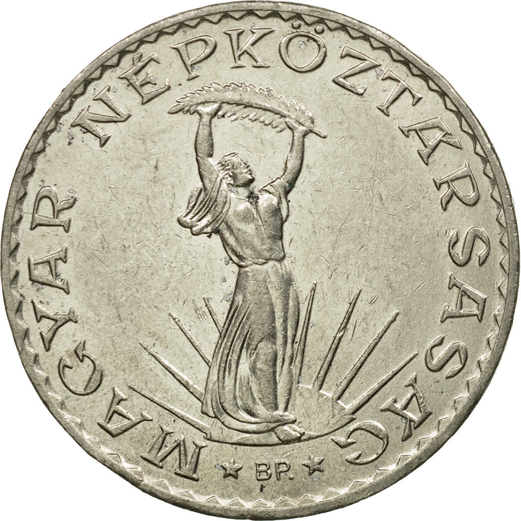Coin, Hungary, 10 Forint, 1971, EF(40-45), Nickel, KM:595