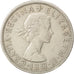 Coin, Great Britain, Elizabeth II, 1/2 Crown, 1957, EF(40-45), Copper-nickel