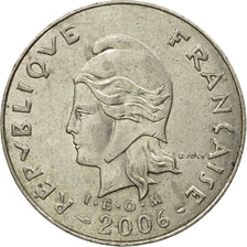 Coin, French Polynesia, 20 Francs, 2006, Paris, EF(40-45), Copper-nickel, KM:9a