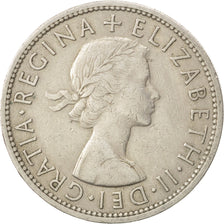 Coin, Great Britain, Elizabeth II, 1/2 Crown, 1960, EF(40-45), Copper-nickel