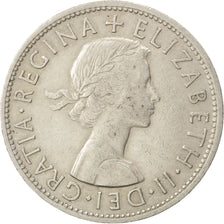 Monnaie, Grande-Bretagne, Elizabeth II, 1/2 Crown, 1961, TTB, Copper-nickel
