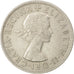 Monnaie, Grande-Bretagne, Elizabeth II, 1/2 Crown, 1961, TTB, Copper-nickel