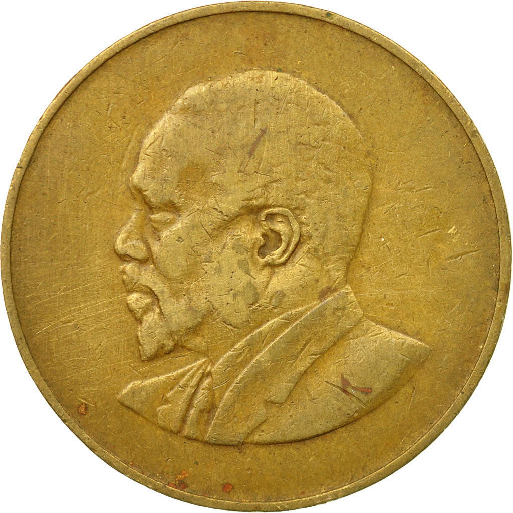 Coin, Kenya, 10 Cents, 1967, VF(30-35), Nickel-brass, KM:2
