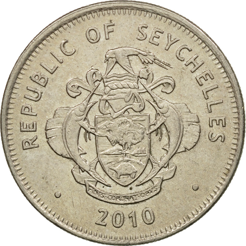 Coin, Seychelles, Rupee, 2010, EF(40-45), Copper-nickel, KM:50.2
