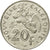 Moneta, Nowa Kaledonia, 20 Francs, 1986, Paris, EF(40-45), Nikiel, KM:12