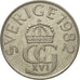 Moneda, Suecia, Carl XVI Gustaf, 5 Kronor, 1982, MBC, Cobre - níquel, KM:853