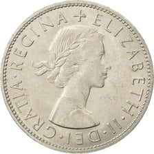 Coin, Great Britain, Elizabeth II, 1/2 Crown, 1967, AU(55-58), Copper-nickel