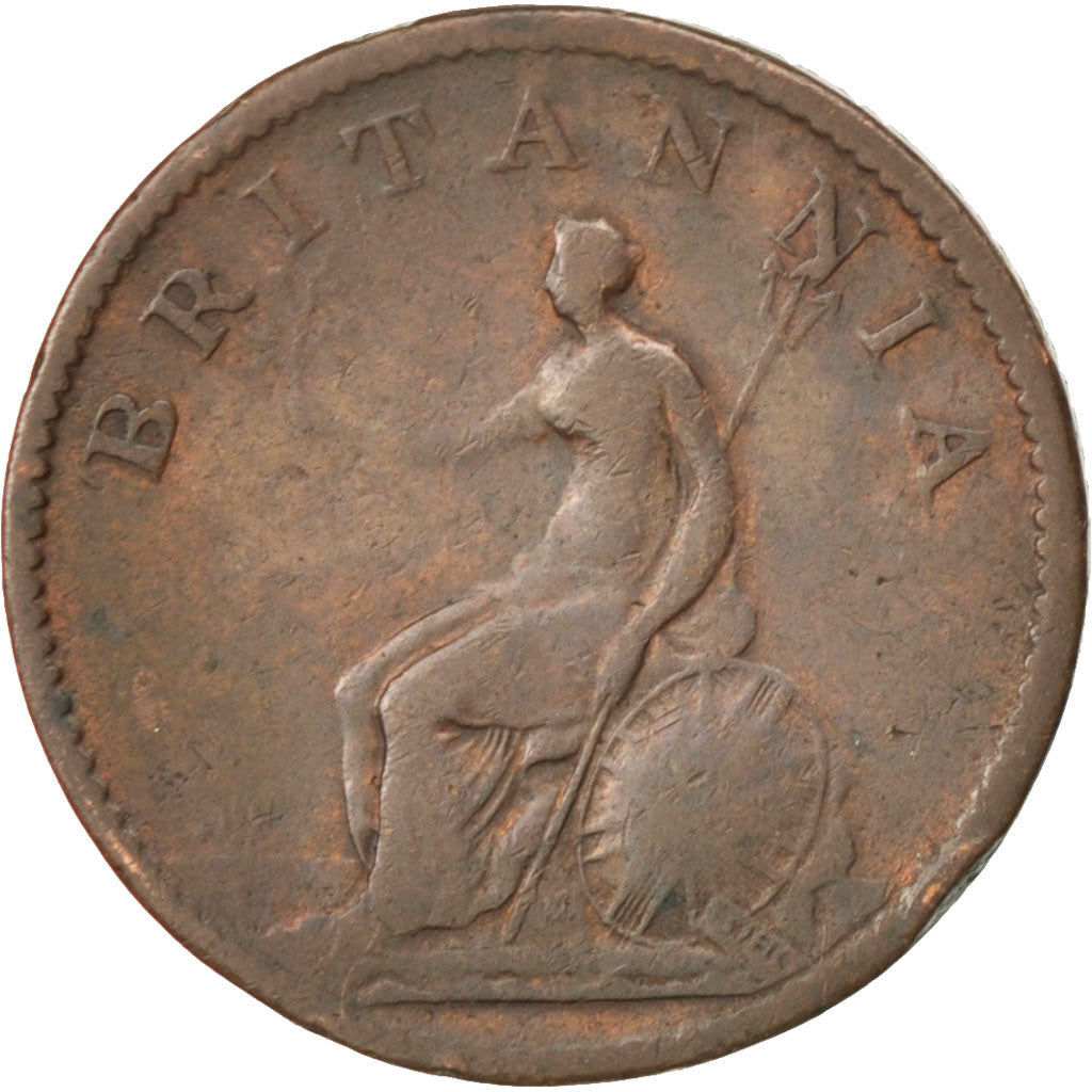 Coin, Great Britain, George III, Farthing, 1806, VF(20-25), Copper, KM:661