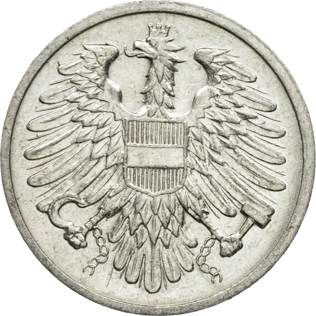 Coin, Austria, 2 Groschen, 1982, EF(40-45), Aluminum, KM:2876