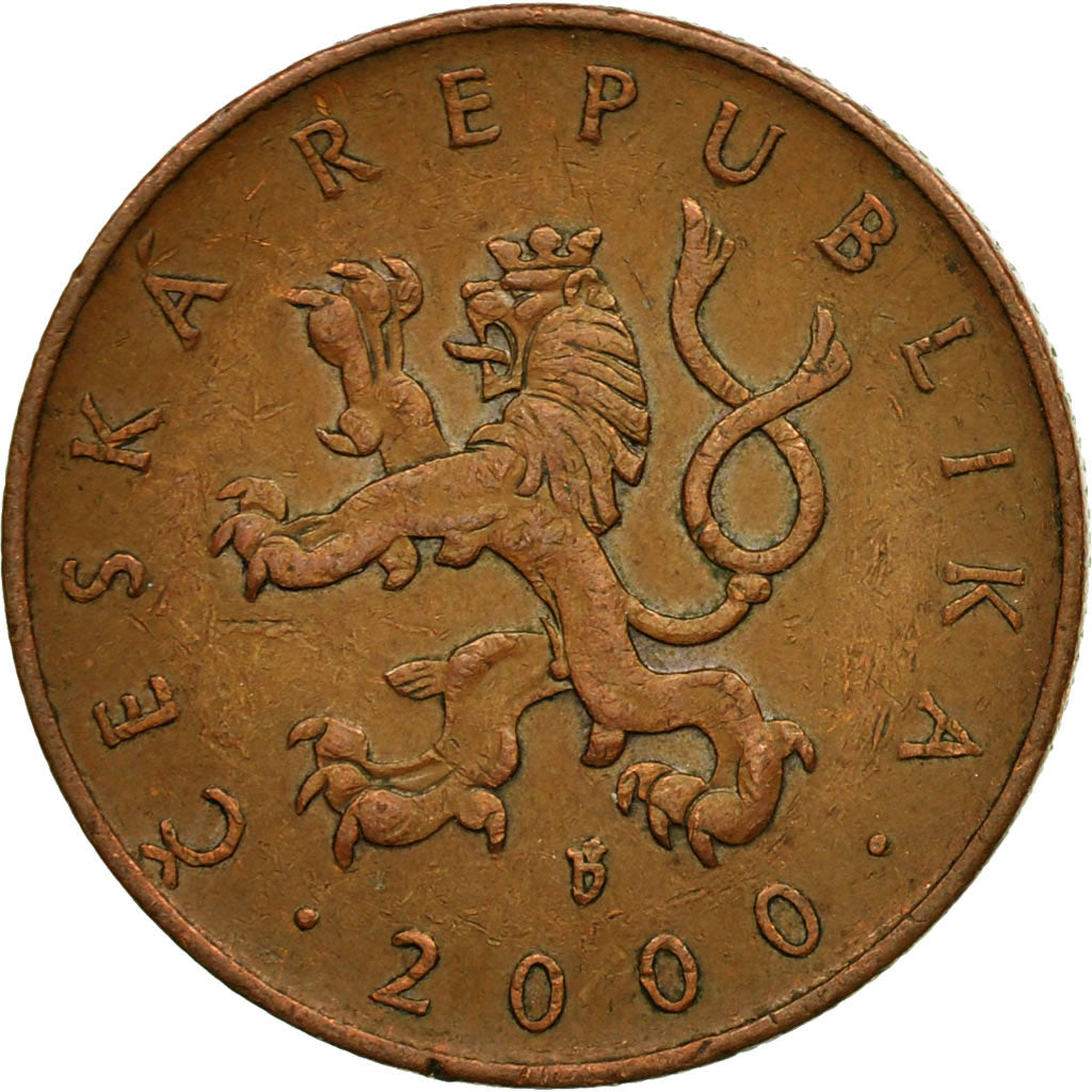 Coin, Czech Republic, 10 Korun, 2000, Jablonec nad Nisou, EF(40-45), Copper