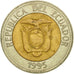 Coin, Ecuador, 500 Sucres, 1995, EF(40-45), Bi-Metallic, KM:97