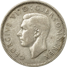 Coin, Great Britain, George VI, Shilling, 1938, EF(40-45), Silver, KM:853