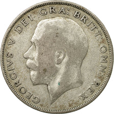 Coin, Great Britain, George V, 1/2 Crown, 1923, VF(20-25), Silver, KM:818.2