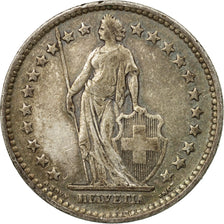 Coin, Switzerland, 2 Francs, 1914, Bern, EF(40-45), Silver, KM:21