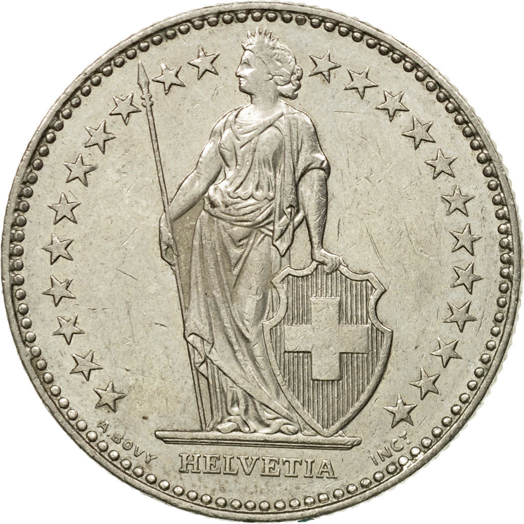 Monnaie, Suisse, 2 Francs, 1992, Bern, TTB, Copper-nickel, KM:21a.3
