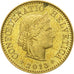 Coin, Switzerland, 5 Rappen, 2013, Bern, EF(40-45), Aluminum-Bronze, KM:26c