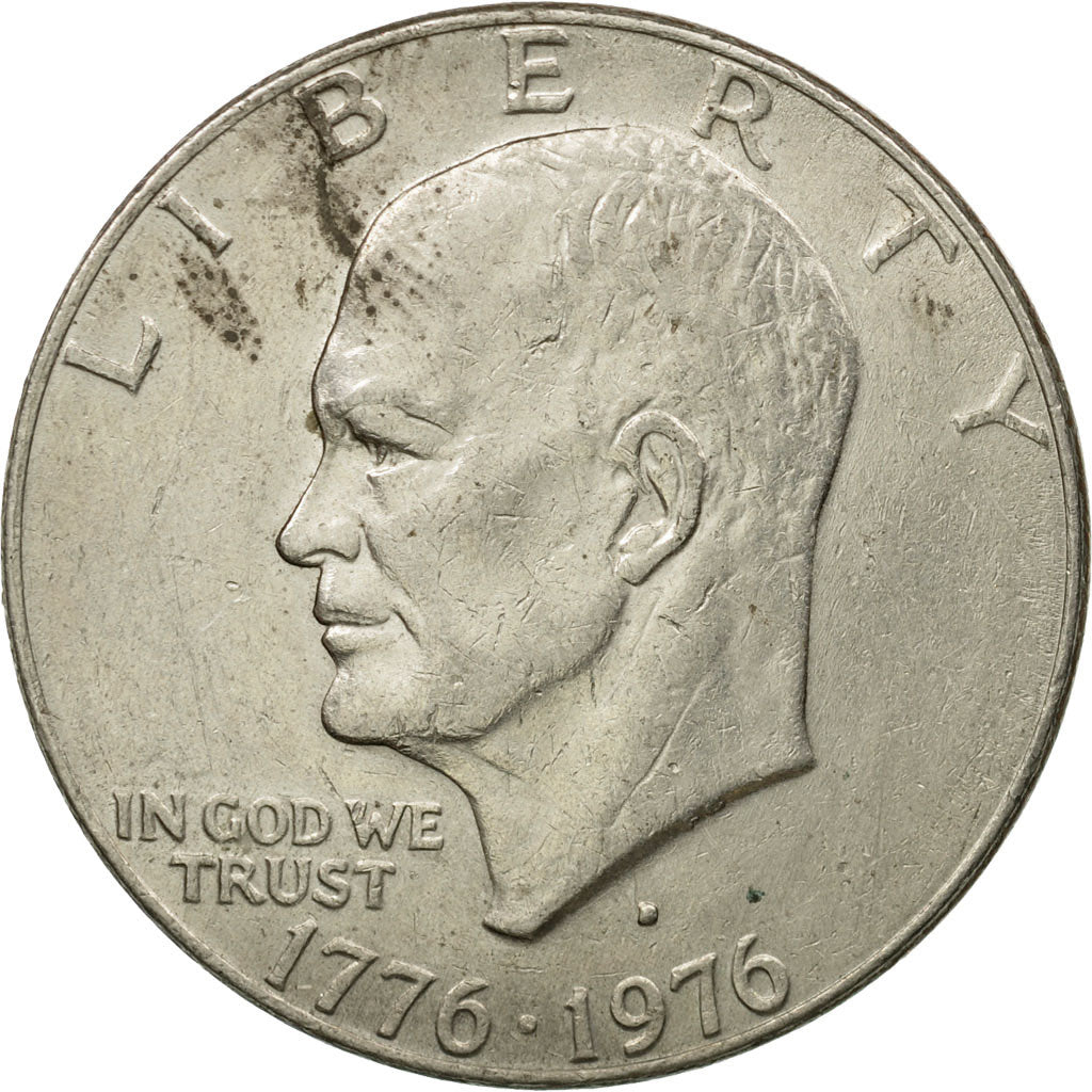 Coin, United States, Eisenhower Dollar, Dollar, 1976, U.S. Mint, Denver