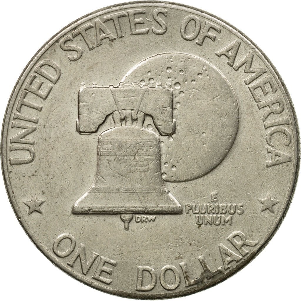 Coin, United States, Eisenhower Dollar, Dollar, 1976, U.S. Mint, Denver