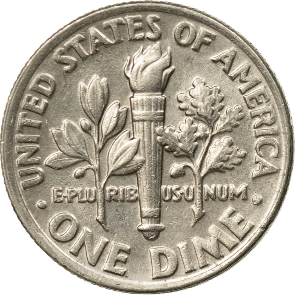 Monnaie, États-Unis, Roosevelt Dime, Dime, 1996, U.S. Mint, Philadelphie, TTB