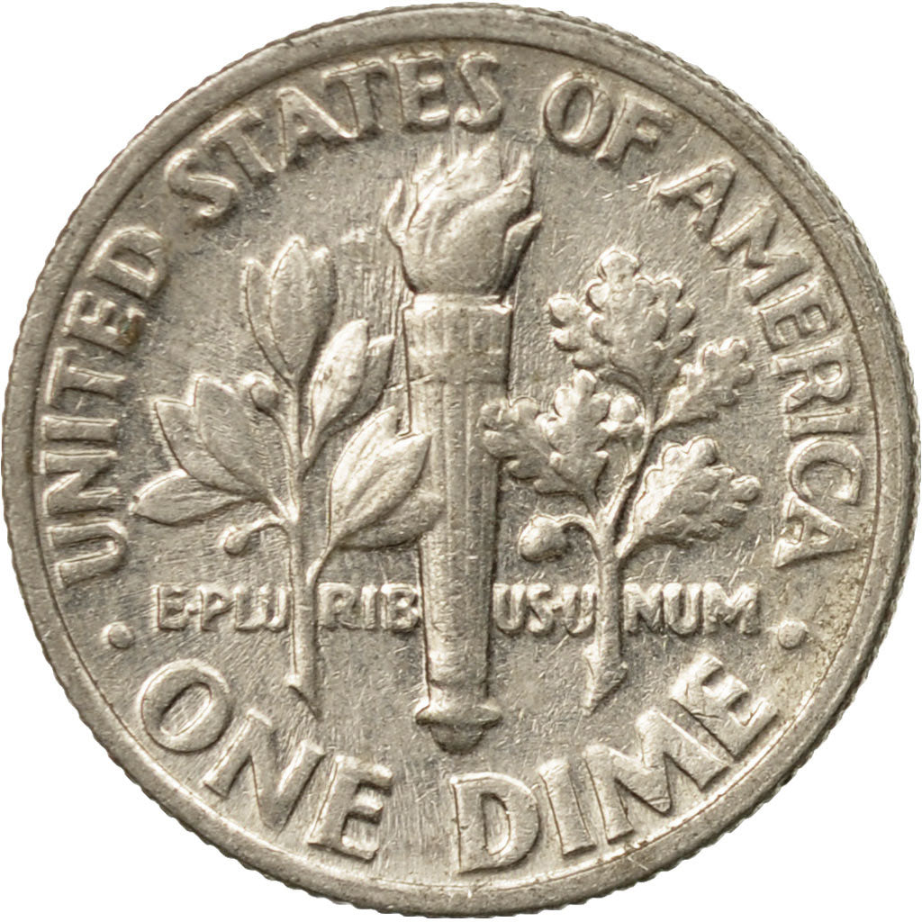 Coin, United States, Roosevelt Dime, Dime, 1996, U.S. Mint, Philadelphia